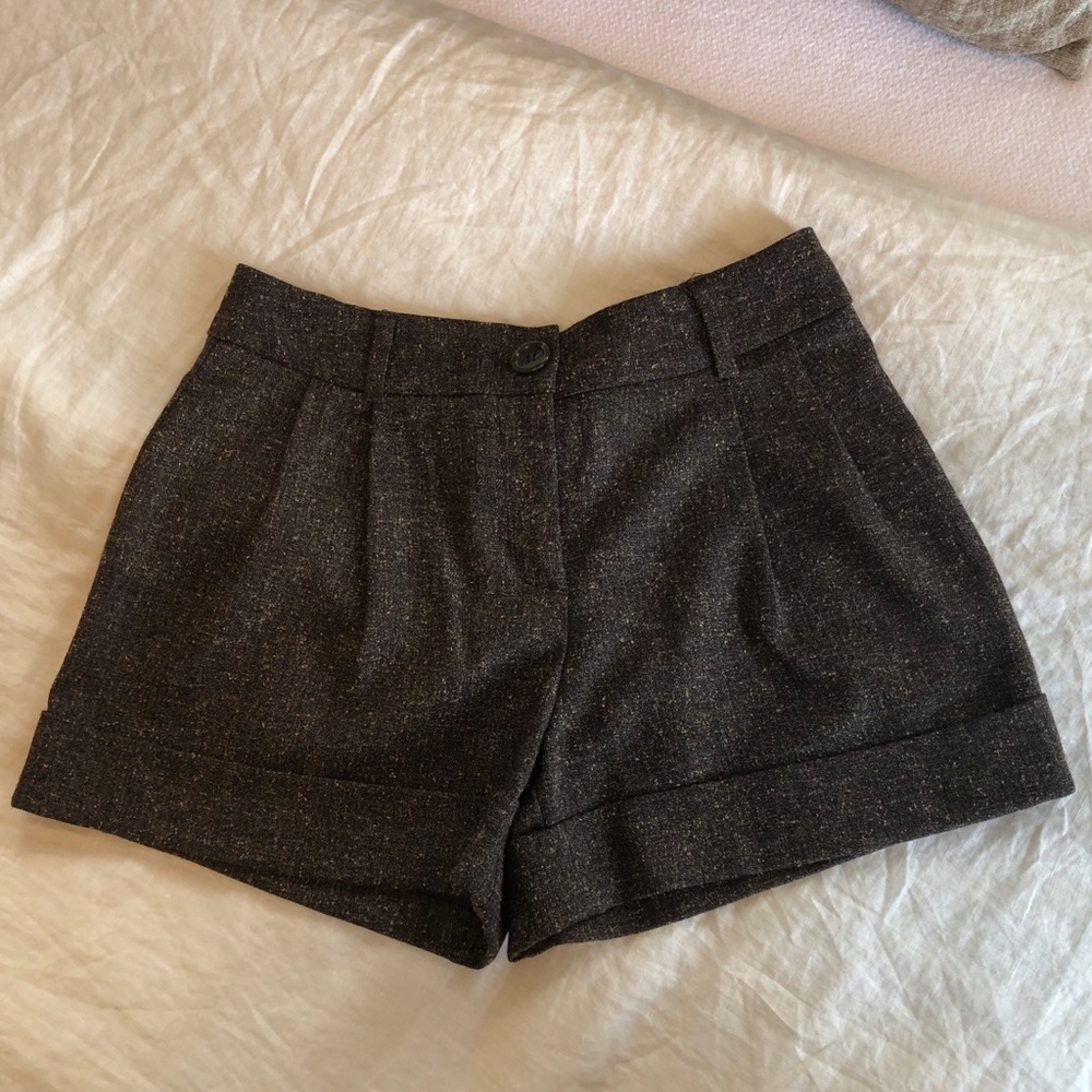 NWT Silence + Noise Marled Brown Shorts